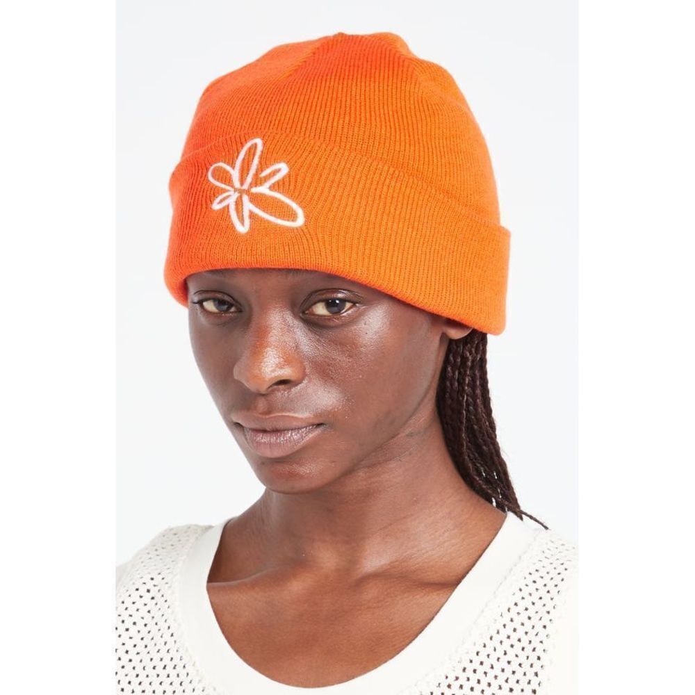 ✨UNISEX BONNET OBEY GEMMA RED ORANGE BEANIE✨